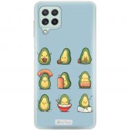 Чохол для Samsung Galaxy A22 (A225) / M32 (M325) Mixcase авокадо суші