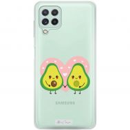 Чохол для Samsung Galaxy A22 (A225) / M32 (M325) Mixcase авокадо закохана парочка