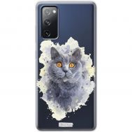 Чохол для Samsung Galaxy S20 FE (G780) MixCase тварини кіт з великими очей