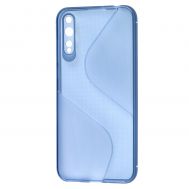 Чехол для Huawei P Smart S силикон волна синий