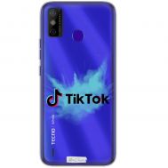 Чохол для Tecno Spark 6 Go TikTok лого