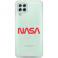 Чохол для Samsung Galaxy A22 (A225) / M32 (M325) Mixcase космос лого червоний