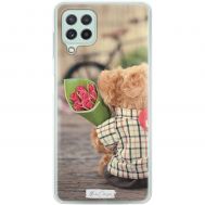 Чохол для Samsung Galaxy A22 (A225) / M32 (M325) Mixcase для закоханих ведмедика з ко