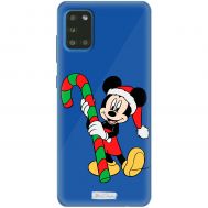 Чохол для Samsung Galaxy A31 (A315) MixCase новий рік міккі з палицею