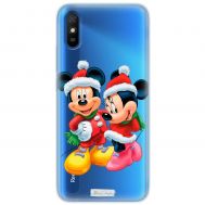 Чохол для Xiaomi Redmi 9A MixCase новий рік зелений дід мороз