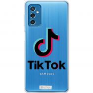 Чохол для Samsung Galaxy M52 (M526) MixCase TikTok велике лого