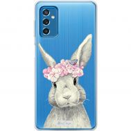 Чехол для Samsung Galaxy M52 (M526) MixCase животные кролик с цветами