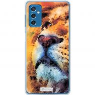 Чохол для Samsung Galaxy M52 (M526) MixCase тварини лев у фарбах
