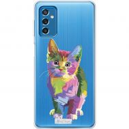 Чехол для Samsung Galaxy M52 (M526) MixCase животные цветной котенок