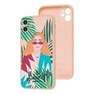 Чохол для iPhone 11 Wave Fancy girl go wild / pink sand