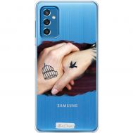 Чохол для Samsung Galaxy M52 (M526) Mixcase закохана пара татуювання