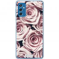 Чохол для Samsung Galaxy M52 (M526) MixCase рожеві троянди