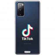 Чохол для Samsung Galaxy S20 FE (G780) TikTok лого веселка