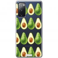 Чохол для Samsung Galaxy S20 FE (G780) Mixcase авокадо авокадо в розрізі