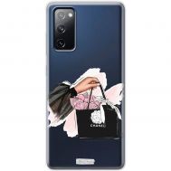 Чохол для Samsung Galaxy S20 FE (G780) MixCase дівчина з пакетом з квітами