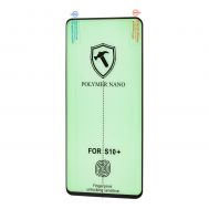 Захисна плівка Samsung Note 10 Polymer Nano Full Glue чорний (OEM)