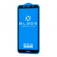 Защитное стекло для Huawei Y5P 2020 Full Glue Blade Pro черное