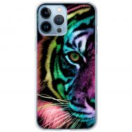 Чохол для iPhone 13 Pro Max MixCase звірі кольоровий тигр
