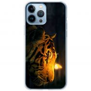 Чохол для iPhone 13 Pro Max MixCase звірі тигр з метеликом