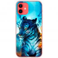 Чохол для iPhone 12 MixCase звірі білий тигр