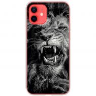 Чохол для iPhone 12 MixCase звірі оскал лева