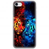 Чохол для iPhone 7 / 8 / SE MixCase звірі два тигри