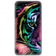 Чохол для iPhone 7 Plus / 8 Plus MixCase звірі кольоровий тигр