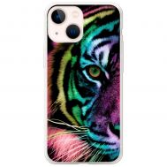Чохол для iPhone 13 MixCase звірі кольоровий тигр