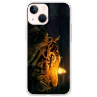 Чохол для iPhone 13 MixCase звірі тигр з метеликом