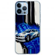 Чохол для iPhone 13 Pro MixCase авто бмв на синьому