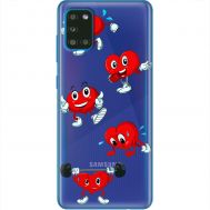 Чохол для Samsung Galaxy A31 (A315) MixСase день закоханих смайлик серце