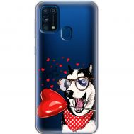 Чохол для Samsung Galaxy M31 (M315) MixCase день закоханих закоханий собака
