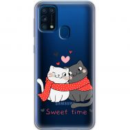Чохол для Samsung Galaxy M31 (M315) MixCase день закоханих закохані коти