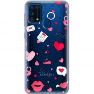 Чохол для Samsung Galaxy M31 (M315) MixCase день закоханих I love you