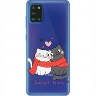 Чохол для Samsung Galaxy A31 (A315) MixСase день закоханих закохані коти
