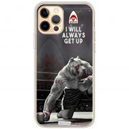Чохол для iPhone 12 Pro Max MixCase спорт принт спорт принт піт буль боксер