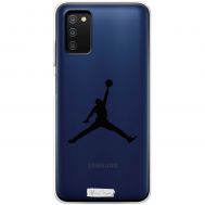 Чохол для Samsung Galaxy A03s (A307) MixCase баскетбол чорний