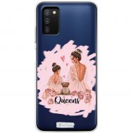 Чохол для Samsung Galaxy A03s (A037) MixCase дівчина queens