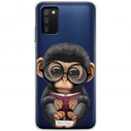 Чохол для Samsung Galaxy A03s (A037) MixCase тварини мавпочка