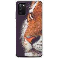 Чохол для Samsung Galaxy A03s (A037) MixCase тварини тигр