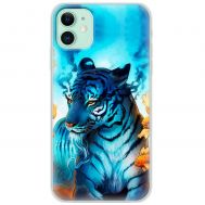 Чохол для iPhone 11 MixCase звірі білий тигр