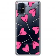 Чохол для Samsung M51 (M515) MixCase день закоханих цукерка серце