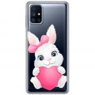 Чохол для Samsung M51 (M515) MixCase день закоханих заєць із серцем