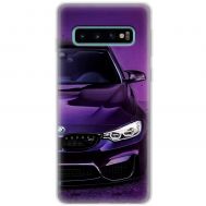 Чохол для Samsung Galaxy S10 (G973) MixCase авто бмв фіолетовий