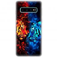 Чохол для Samsung Galaxy S10 (G973) MixCase звірі два тигри