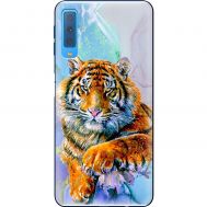 Чохол для Samsung Galaxy A7 2018 (A750) MixCase звірі тигр