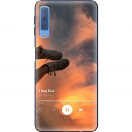 Чохол для Samsung Galaxy A7 2018 (A750) MixCase музика i See Fire