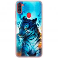 Чохол для Samsung Galaxy A11 / M11 MixCase звірі білий тигр