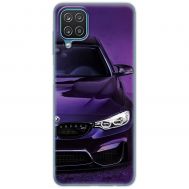 Чохол для Samsung Galaxy A12 / M12 MixCase авто бмв фіолетовий