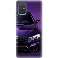 Чохол для Samsung Galaxy A71 (A715) MixCase авто бмв фіолетовий
